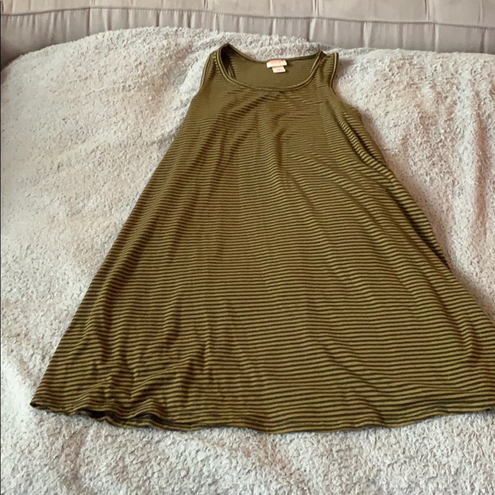 Mossimo olive/black Swing Dress